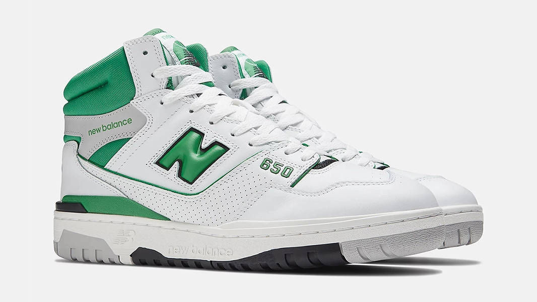 New Balance 650 White Green BB650RWG Side