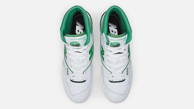 New Balance 650 White Green BB650RWG Top
