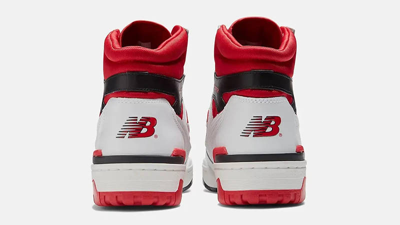 New Balance 650R White Red BB650RWR Back