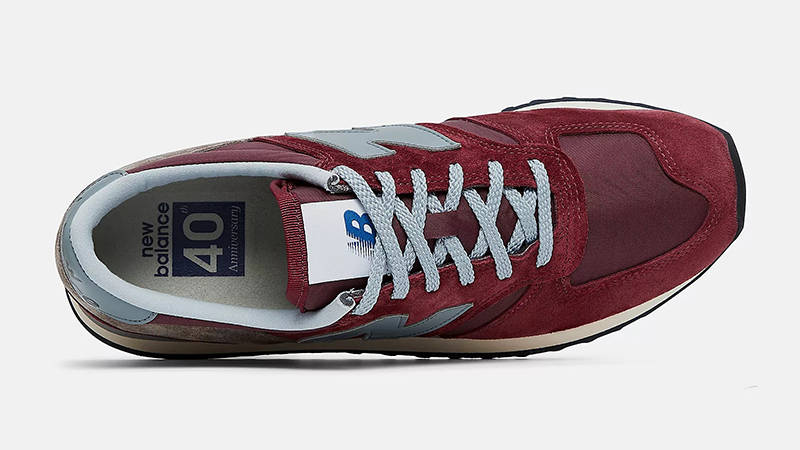 New Balance 730 Made in UK Burgundy Grey M730UKF Back