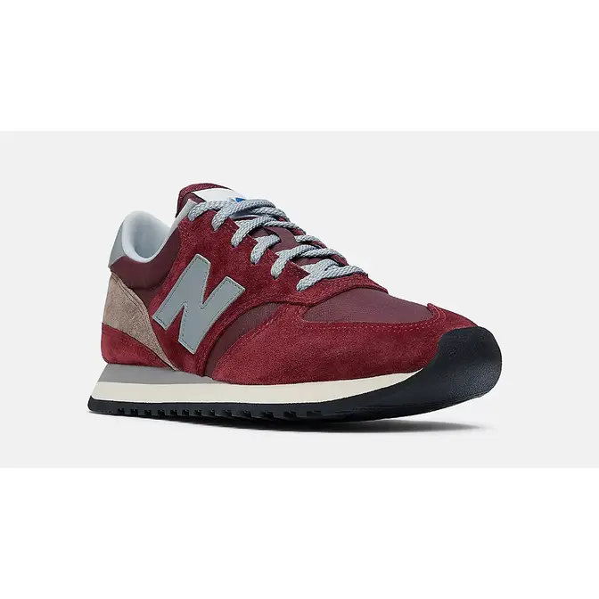 New Balance 730 Made in UK Burgundy Grey M730UKF Front