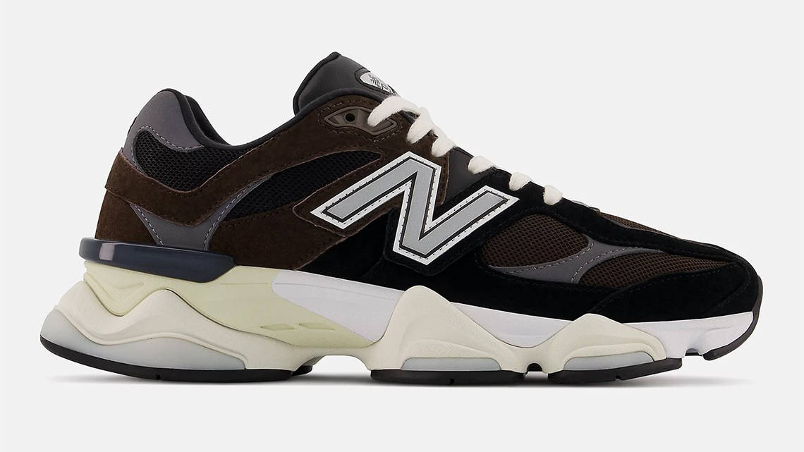 New Balance 9060 Dark Brown Black