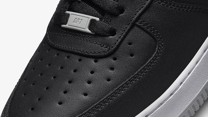 Nike Air Force 1 Black Laser Orange FB7162-081 Detail