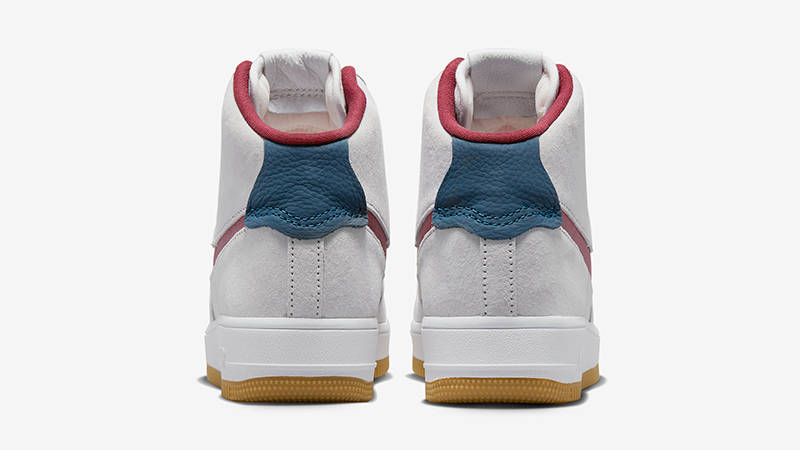 Nike Air Force 1 High Strapless Grey Teal Berry DC3590-104 Back
