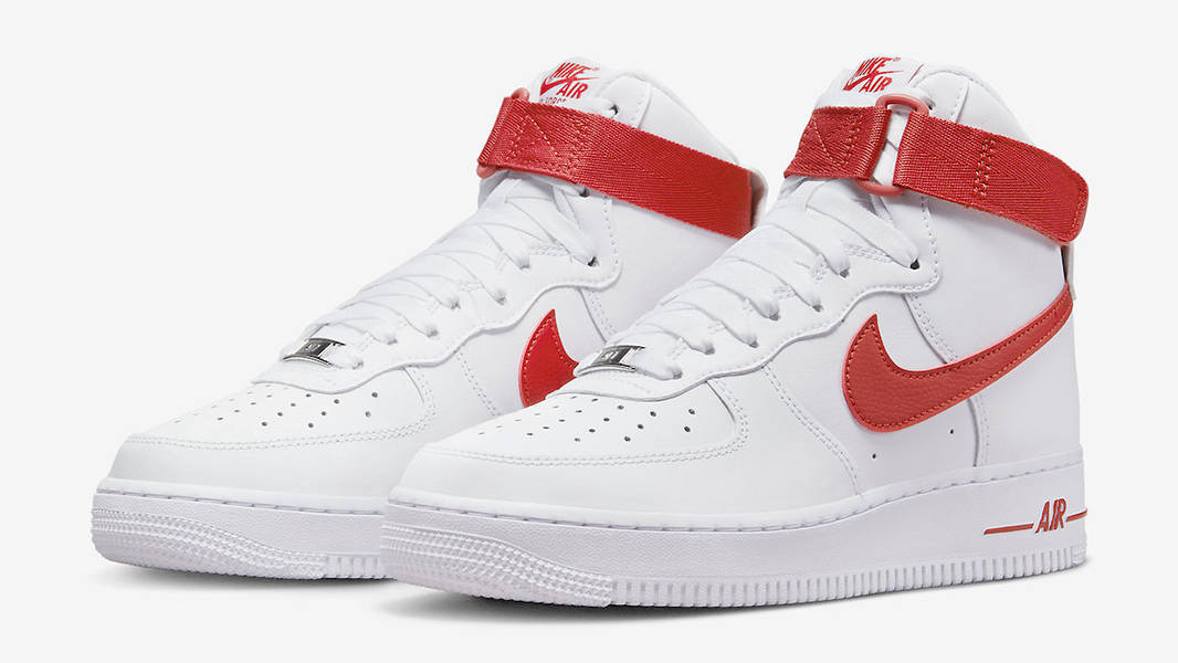 Nike Air Force 1 High White Cinnabar DD9624-102 Side