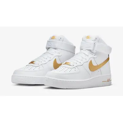 Nike Air Force 1 High White Metallic Gold | Where To Buy | DD9624-103 ...