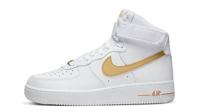 Nike Air Force 1 High White Metallic Gold | Where To Buy | DD9624-103 ...