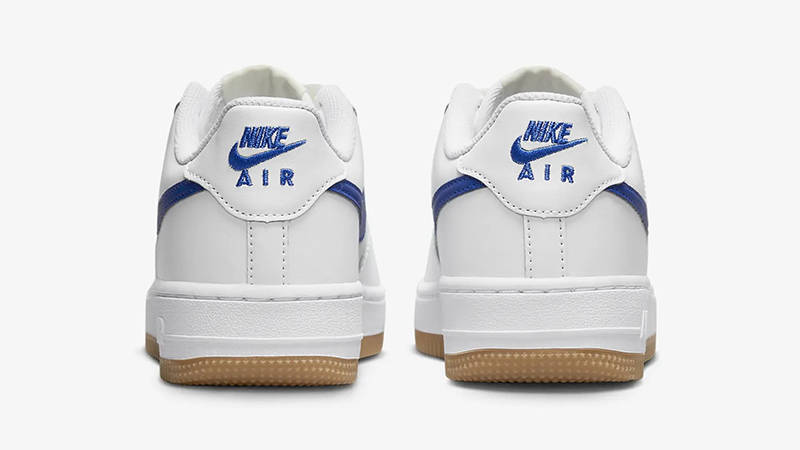 Nike Air Force 1 Low GS White Game Royal DX5805-179 Back