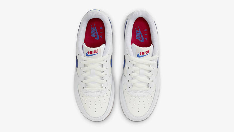 Nike Air Force 1 Low GS White Game Royal DX5805-179 Top