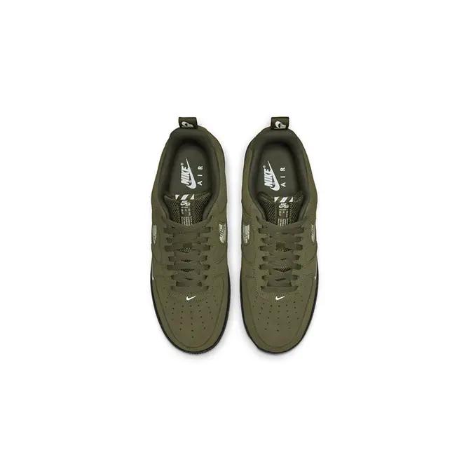 Nike Air Force 1 Low Olive Suede Black DZ45140-300