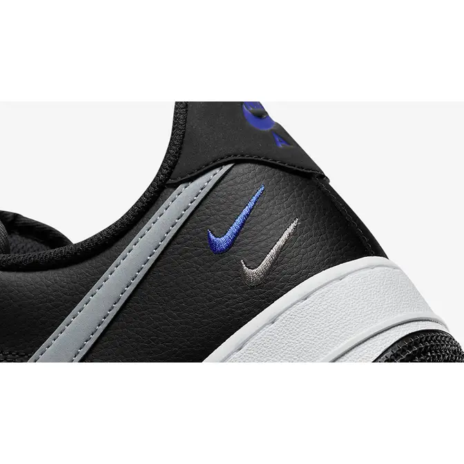 Nike Air Force 1 Low Mini Swooshes Black Blue FD0666-001