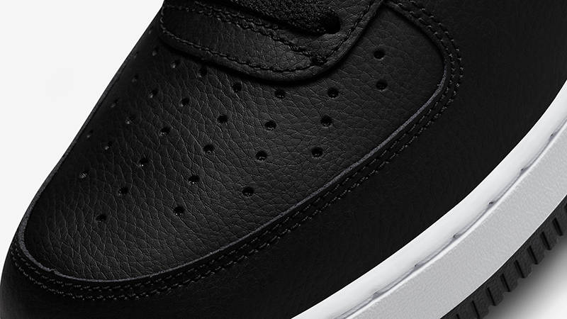 Nike Air Force 1 Low Triple Swoosh Black FD0666-001 Detail