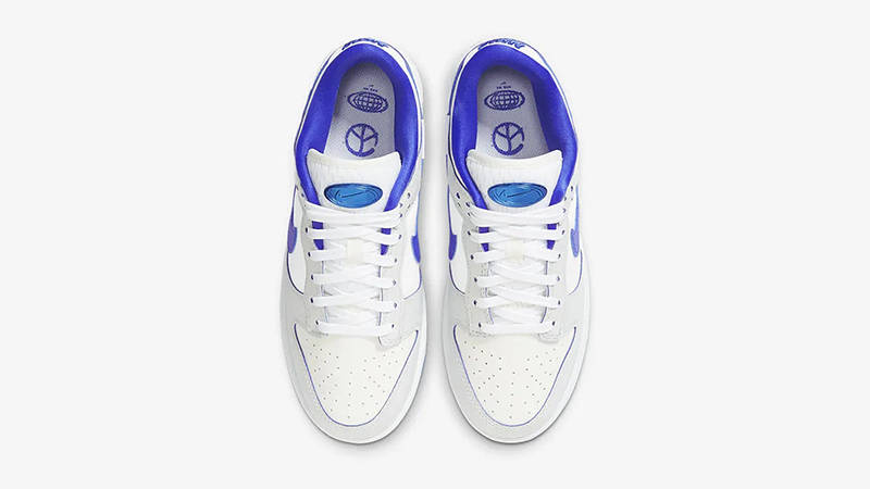 Nike Air Force 1 Low Worldwide White Royal Blue FB1841-110 Top