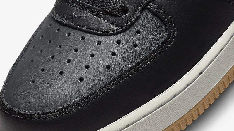 Nike Air Force 1 Mid Black Gum DV7585-001 Detail