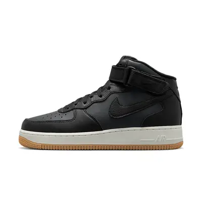 af1 black gum sole