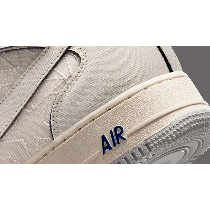 Nike Air Force Mid Tear Away Canvas Beige Navy Where To Buy The Sole Supplier