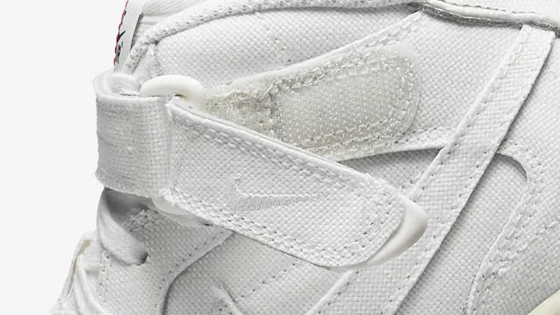 Nike Air Force 1 Mid White Canvas DZ4866-121 Detail 3