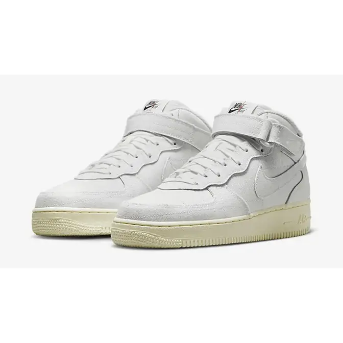Nike Air Force 1 Mid White Canvas | Where To Buy | DZ4866-121 | The ...