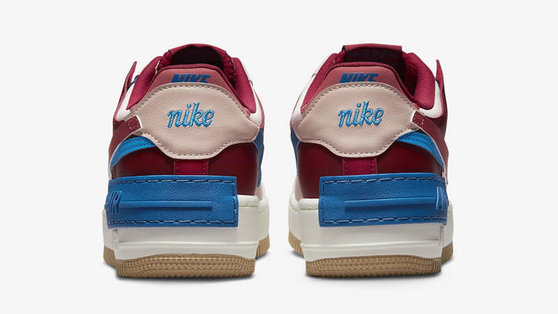 Nike Air Force 1 Shadow Light Soft Pink Red Back