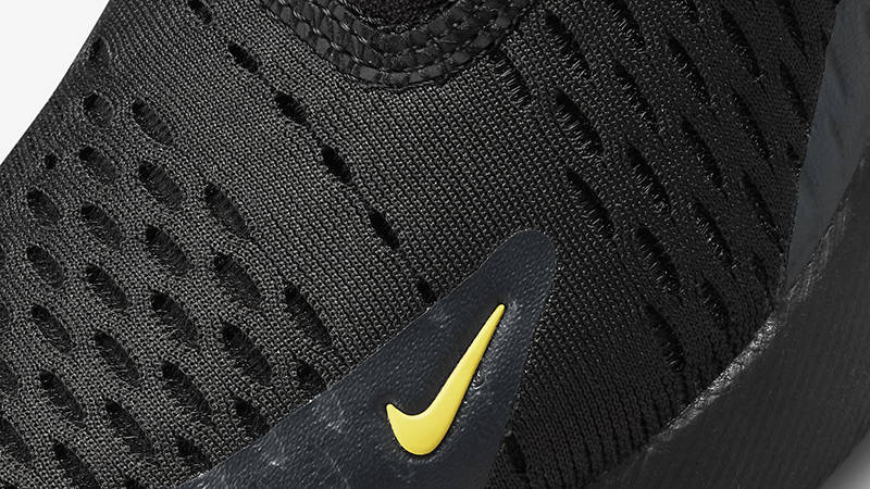 Nike Air Max 270 GS Black Yellow DX9277-001 Detail