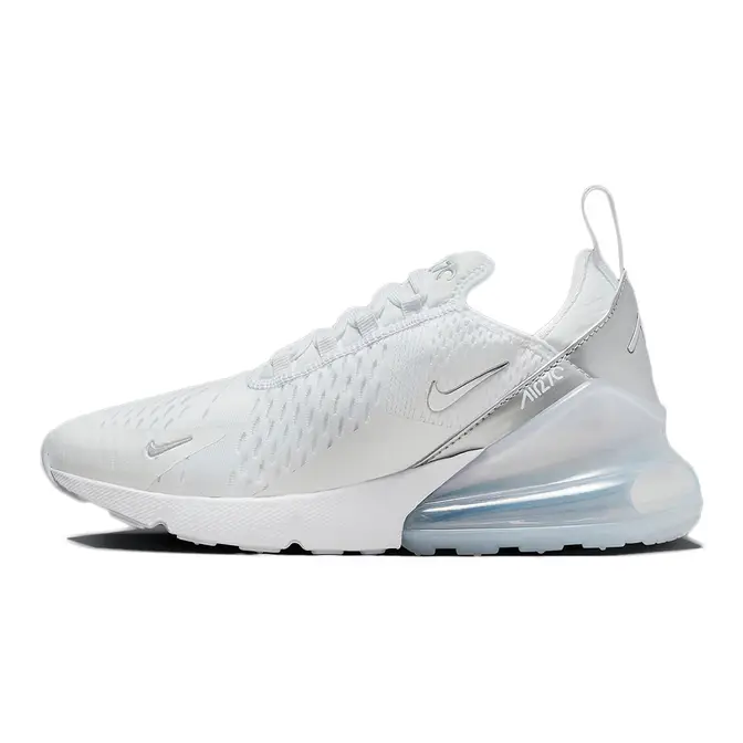 Nike Air Max 270 White Silver | Where To Buy | DX0114-100 | The Sole ...