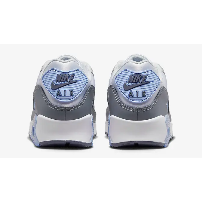 Nike Air Max 90 Grey White Blue | Where To Buy | FB8570-100 | The Sole ...