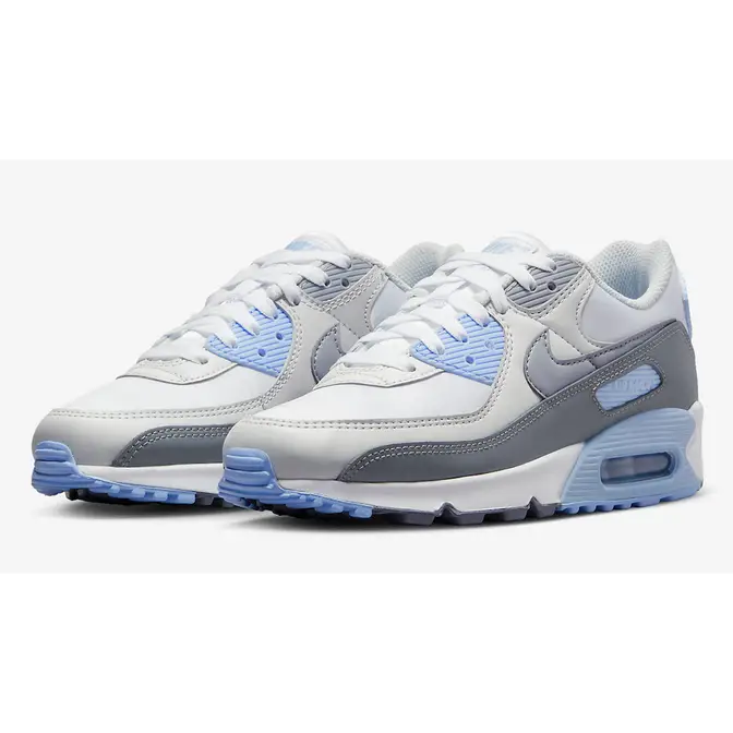 Nike Air Max 90 Grey White Blue | Where To Buy | FB8570-100 | The