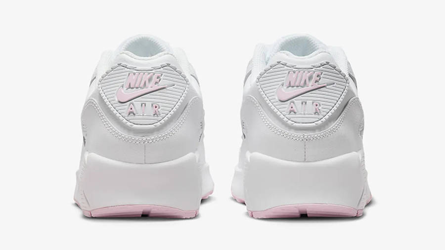 Nike Air Max 90 Leather GS White Pink | Where To Buy | CD6864-121 | The ...