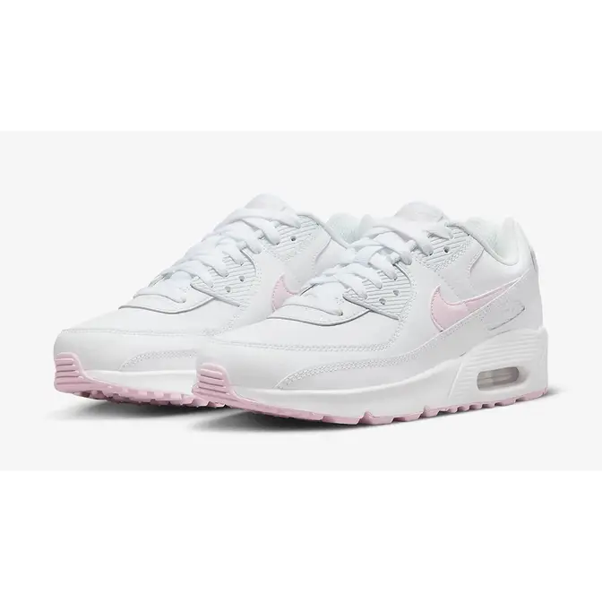 nike west tiempo mystic 2 ic black sell out crossword Leather GS White Pink CD6864-121 Side