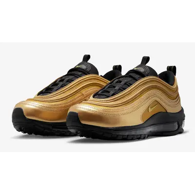 Black and gold metallic air max 97 sneakers best sale