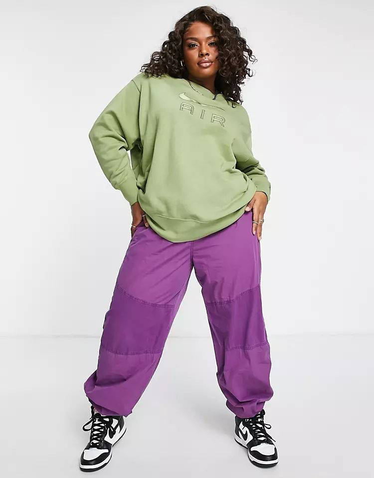 nike trend oversized crew sweatshirt dam