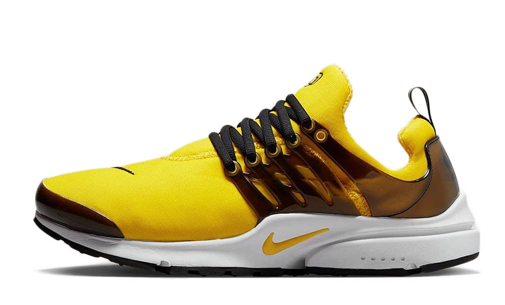 nike yellow air presto sports shoes for men