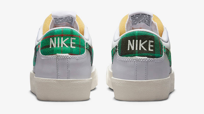 Nike Blazer Low 77 Tartan DV0801-100 Back