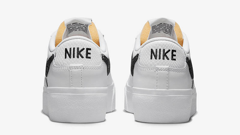 Nike Blazer Low Platform White Stingray Black DZ5210-100 Back