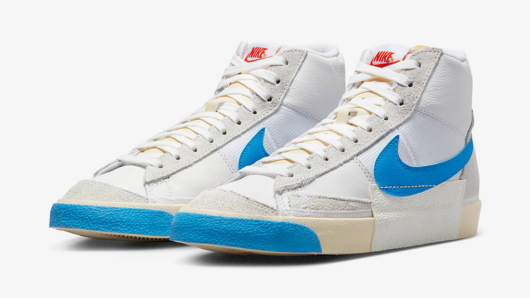 Blue Blazer Mid 77 Femme Bleu Outlet Nike Nike Blazer Mid Bleu