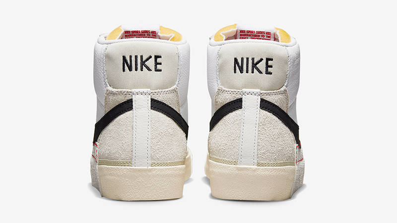 Nike Blazer Mid 77 Remastered White Black DQ7673-100 Back
