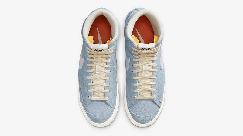 Nike Blazer Mid Light Blue Suede DV7006-400 Top