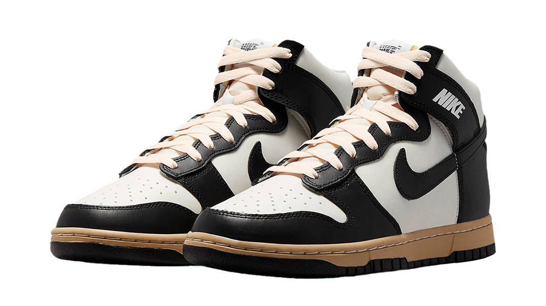 Nike Dunk High Vintage Panda Side