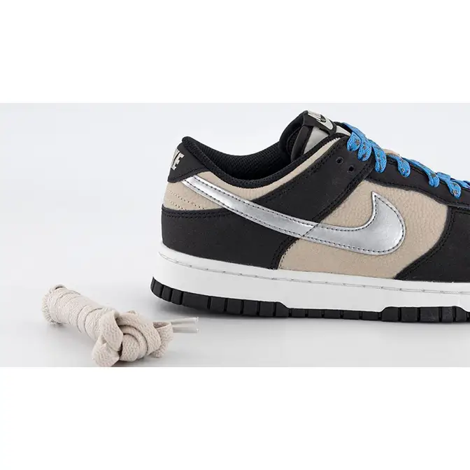 Nike Dunk Low Beige Black Metallic Silver | Where To Buy | The ...