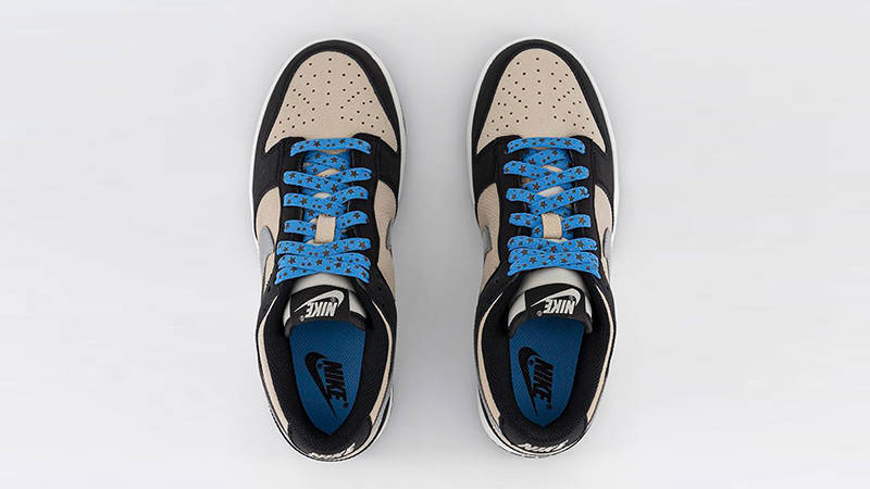 nike dunk beige black