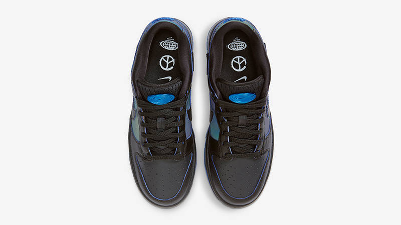 Nike Dunk Low Black Royal Iridescent FB1842-001 Top