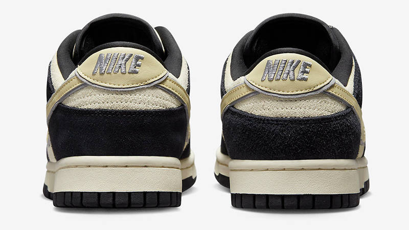 Nike Dunk Low Black Suede DV3054-001 Back