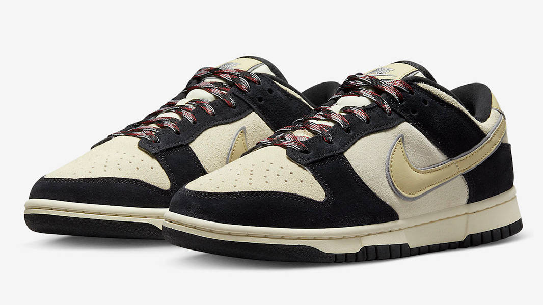 Nike Dunk Low Black Suede DV3054-001 Side