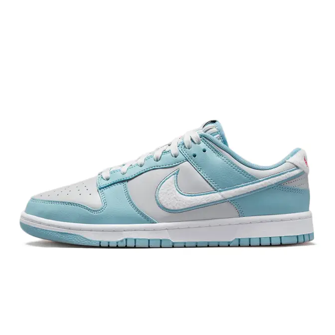 Nike Dunk Low Fur Swoosh Grey Blue | Where To Buy | The Sole Supplier