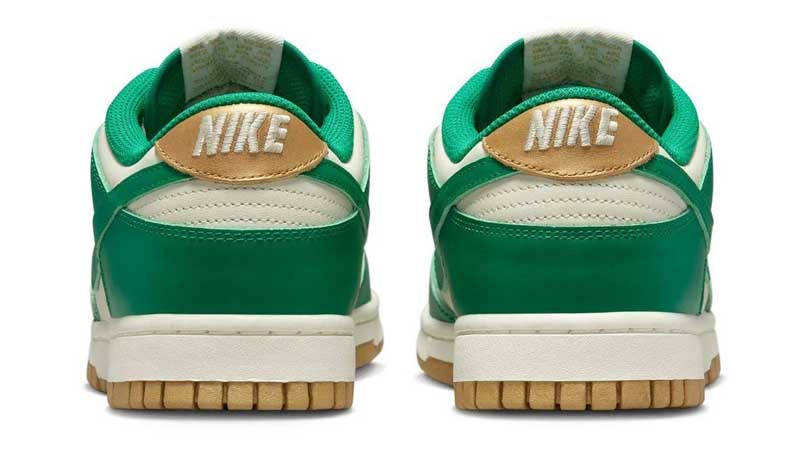 Nike Dunk Low Green Gold Back