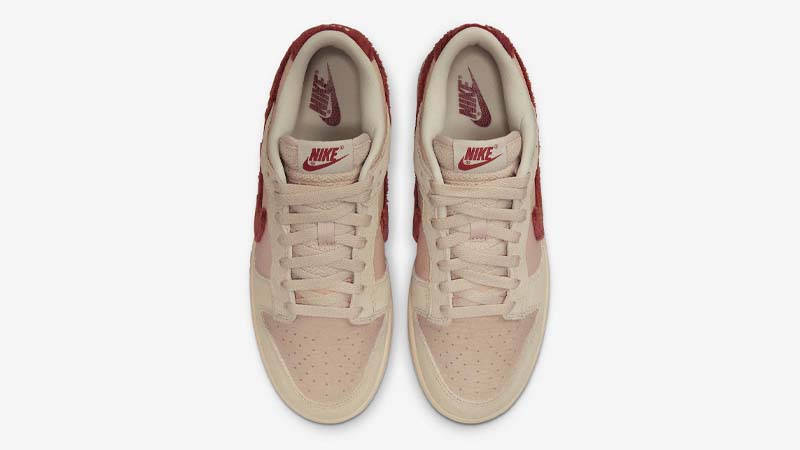 Nike Dunk Low Terry Swoosh Orange Middle