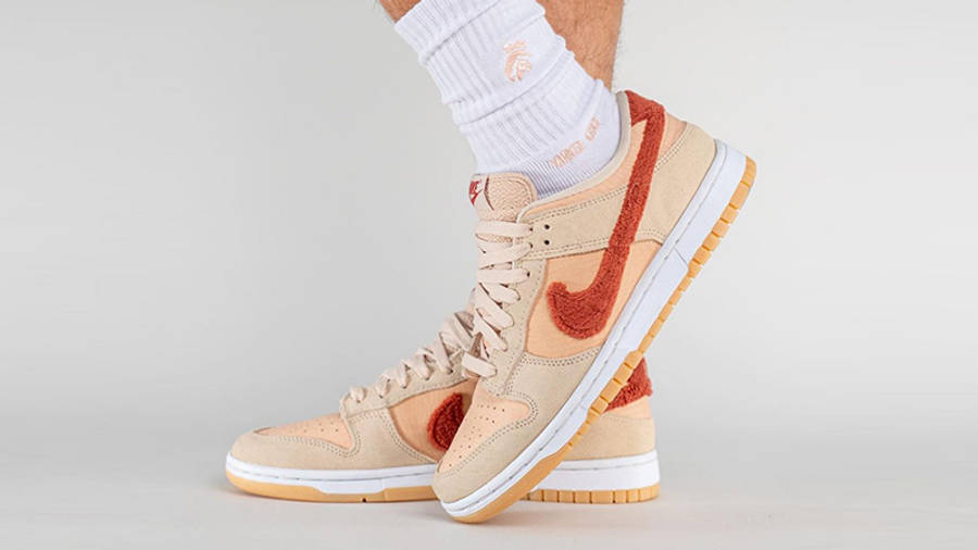 Nike Dunk Low Terry Swoosh Orange | Where To Buy | DZ4706-200 | The ...