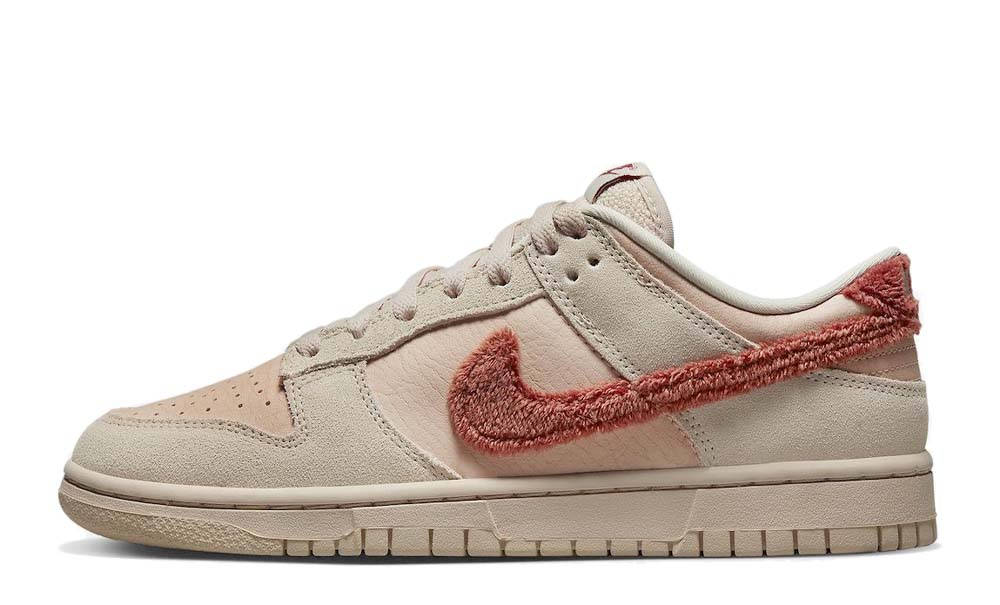 Nike Dunk Low Terry Swoosh Orange