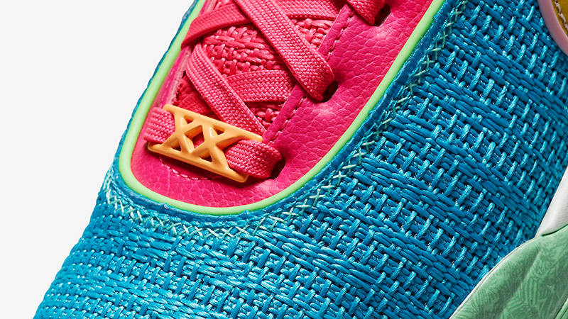 Nike LeBron 20 GS Laser Blue DQ8651-400 Detail