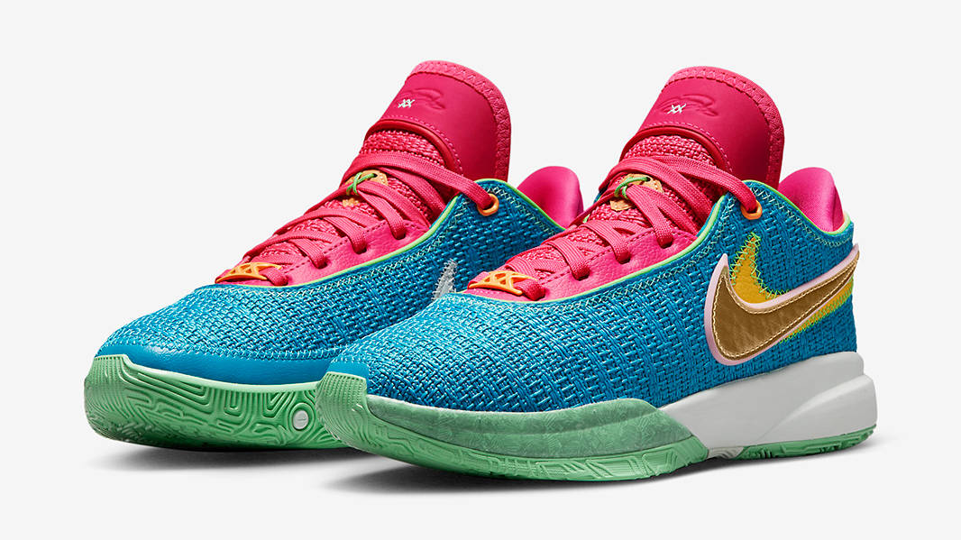 Nike LeBron 20 GS Laser Blue DQ8651-400 Side